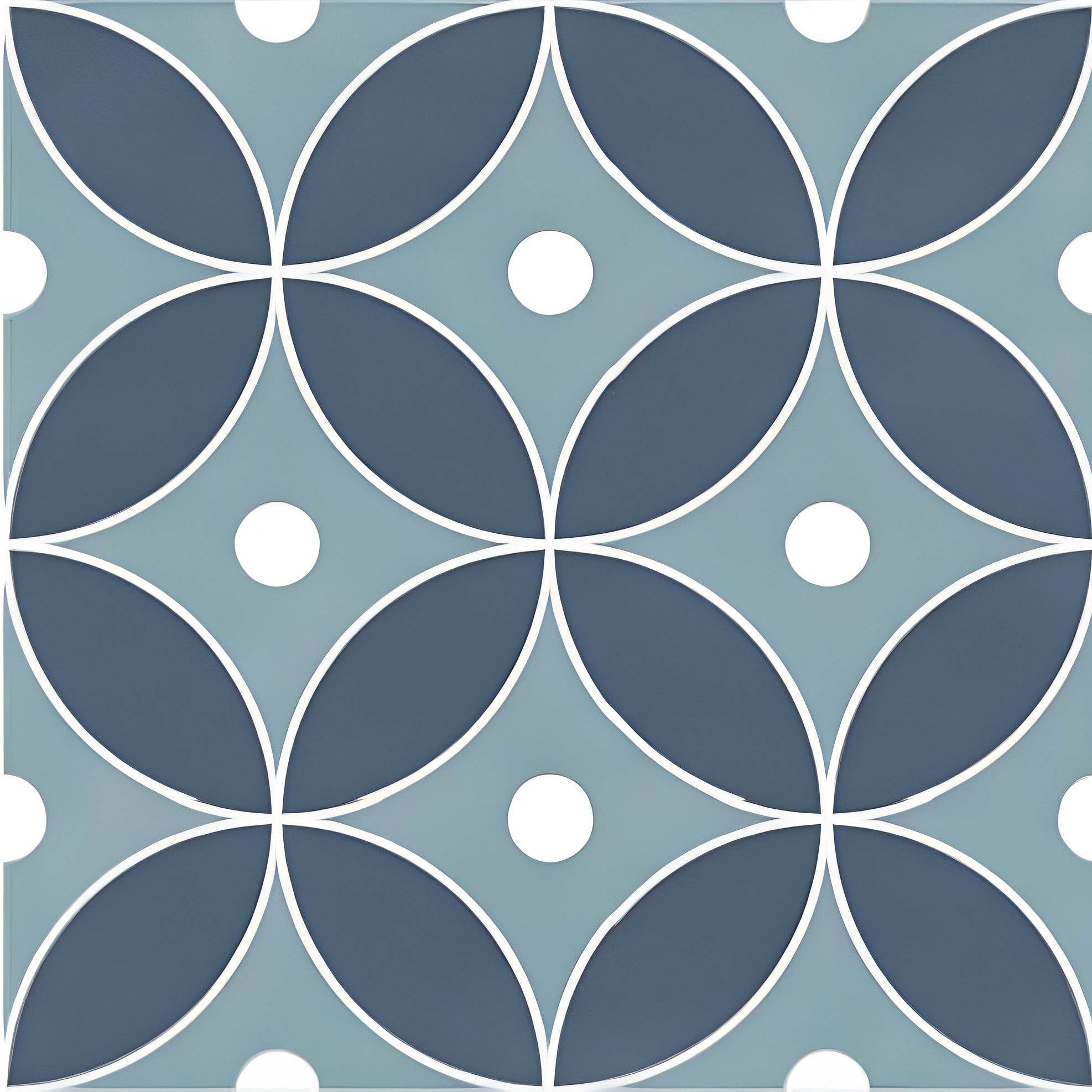 Zibrano Corolla Moroccan Vitrified Tile 8 * 8 Inch
