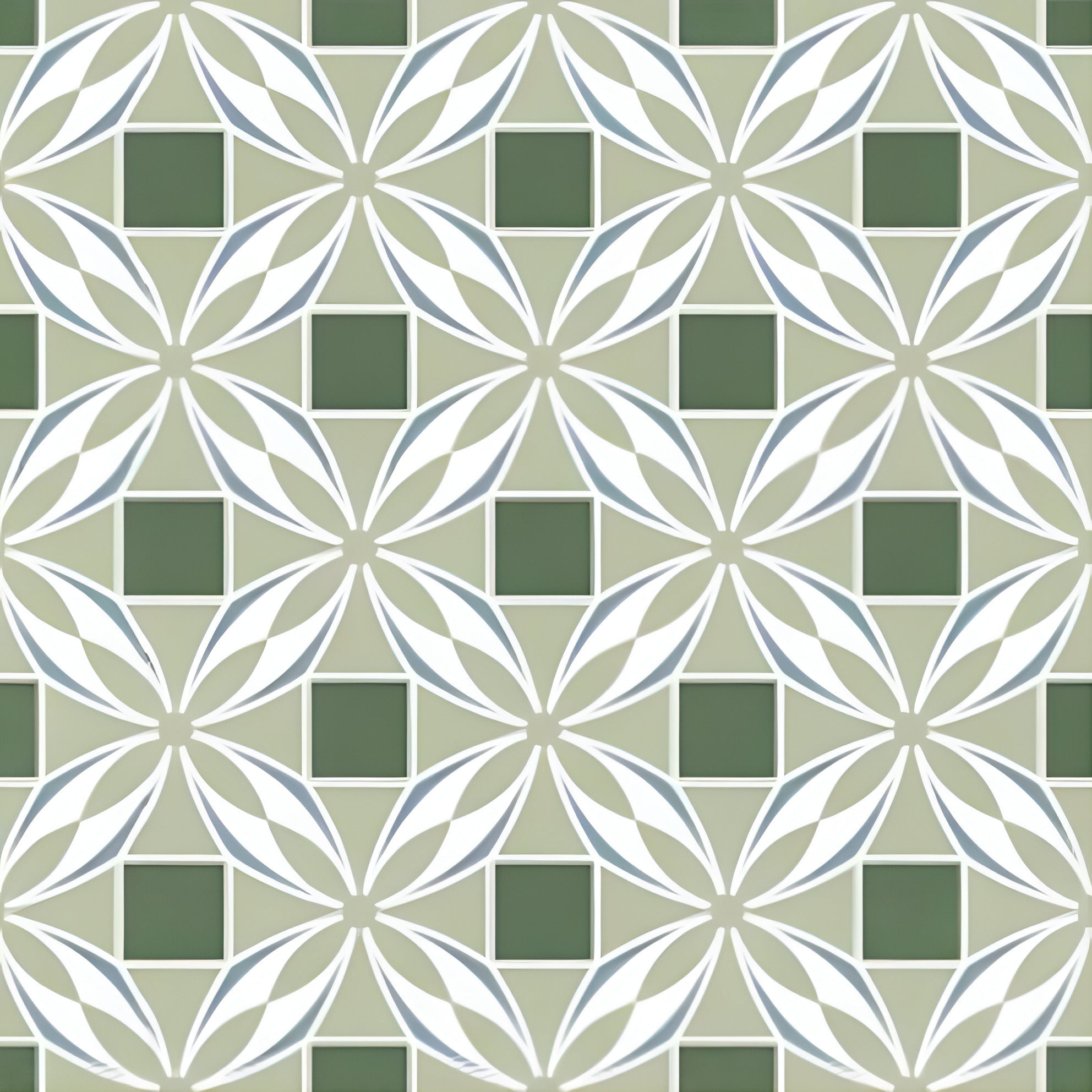 Zibrano Damask Moroccan Vitrified Tile 8 * 8 Inch