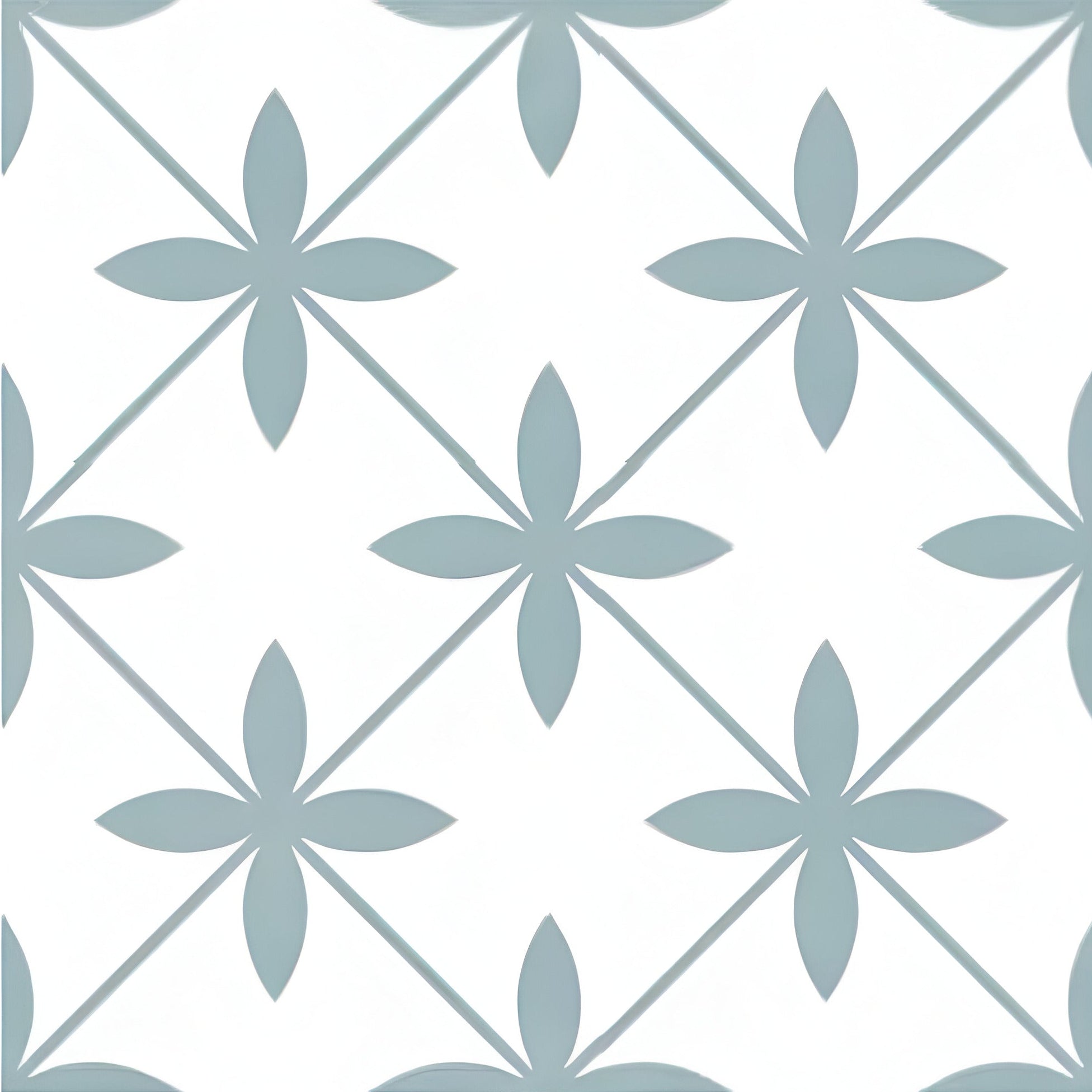 Zibrano Green Moroccan Vitrified Tile 8 * 8 Inch