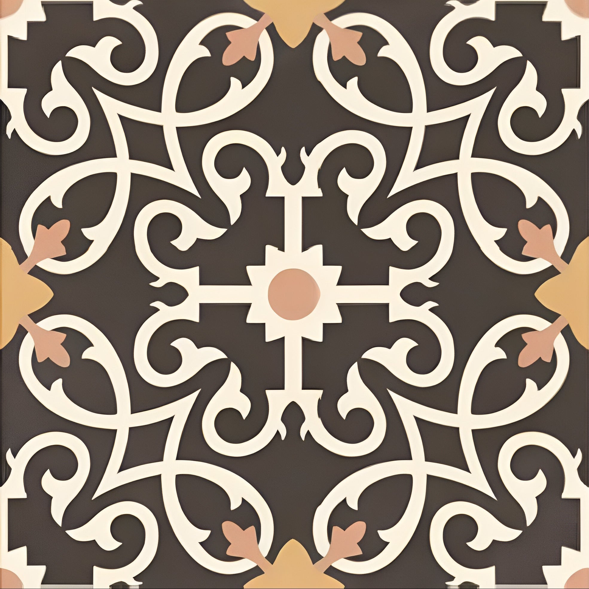 Zibrano Morta Moroccan Vitrified Tile 8 * 8 Inch