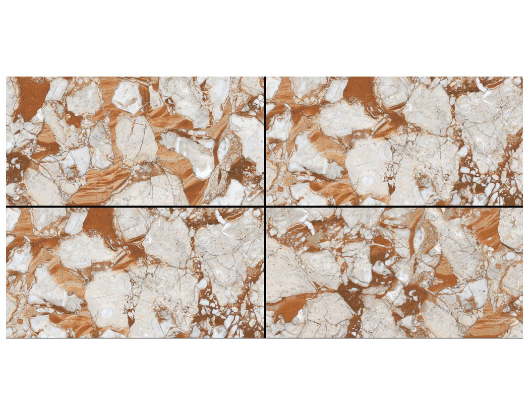 Zurich Caramel Vitrified Tile 24*48 Inch layout