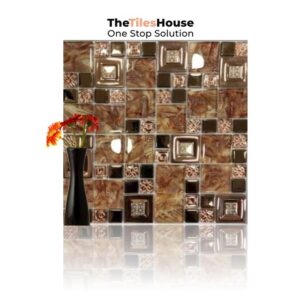 Soft Brown Mosaic Tile 12inch * 12inch