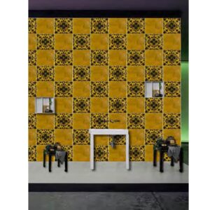 Yellow Flower Handmade tile 6 inch * 6 Inch