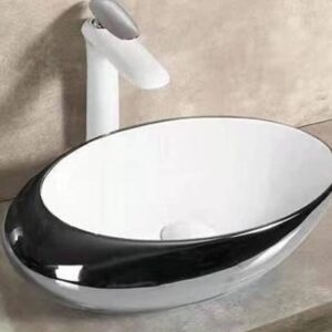 Black and white designer Sink