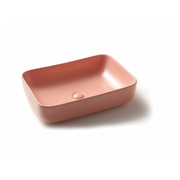 Varmora Avery Pink Table Top Washbasin